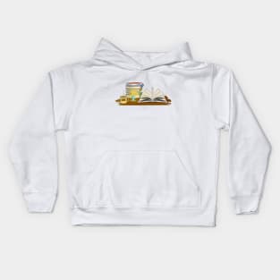 Reading By Candlelight Kids Hoodie